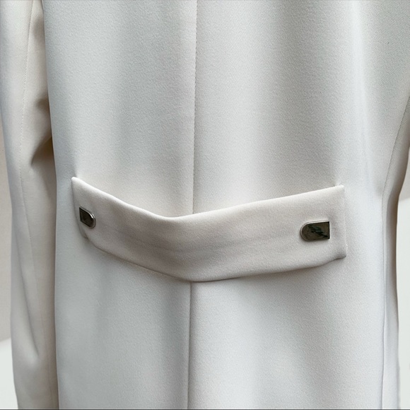 Melanie Lyne Jackie O Ivory coat LARGE - Picture 8 of 13